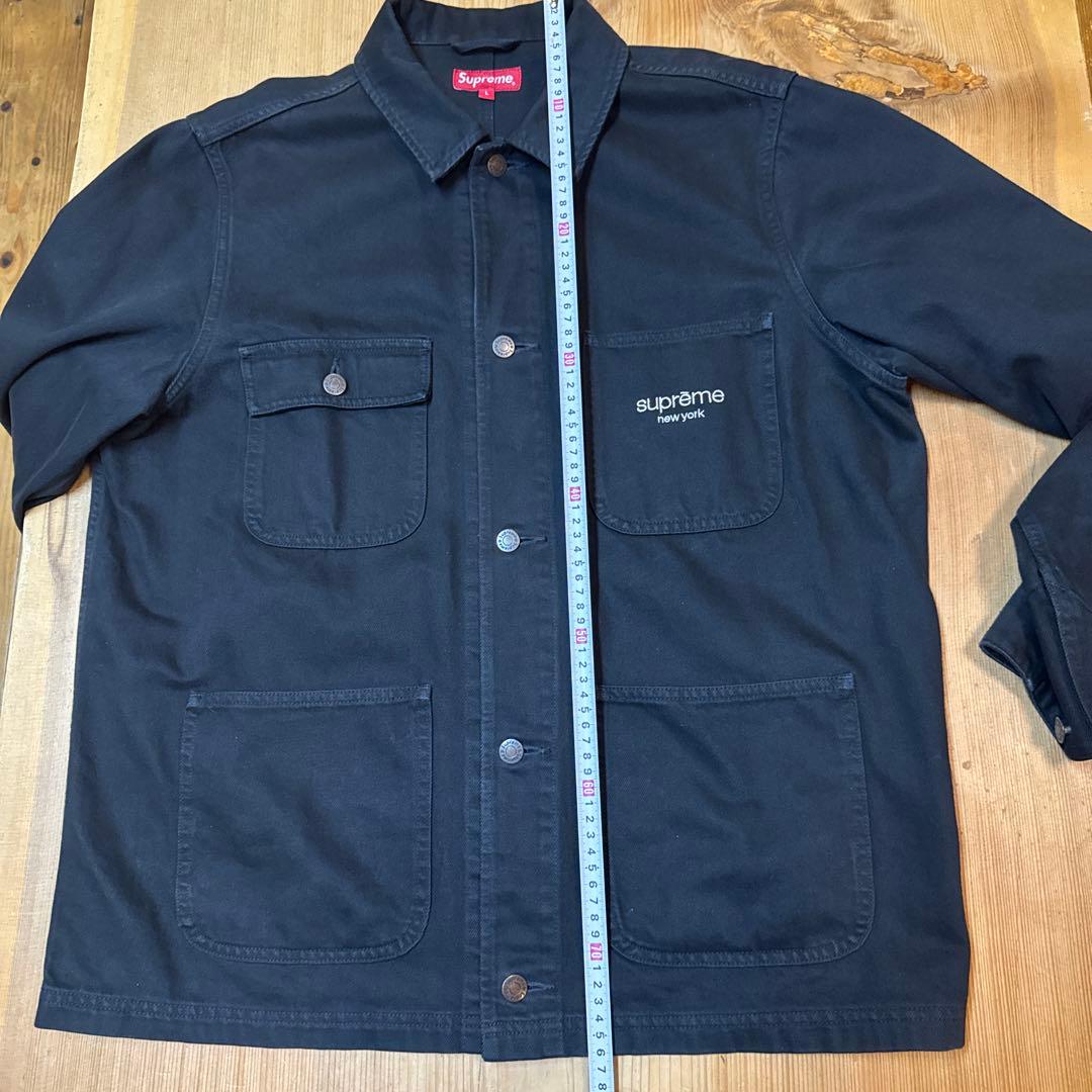 た*よ様 supreme シュプリーム　カバーオール　黒Ｌサイズ