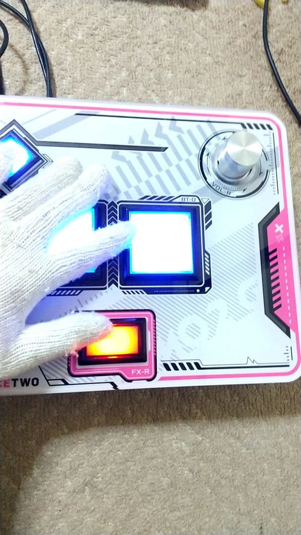 静音化 FAUCETWO コントローラー SDVX サウンドボルテックス