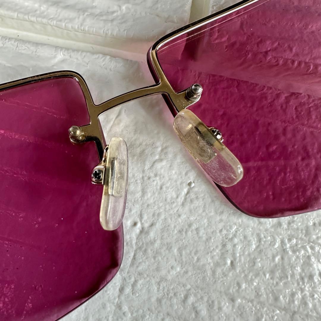 DOLCE&GABBANA DG444S ピンク サングラス ビンテージ 日本製