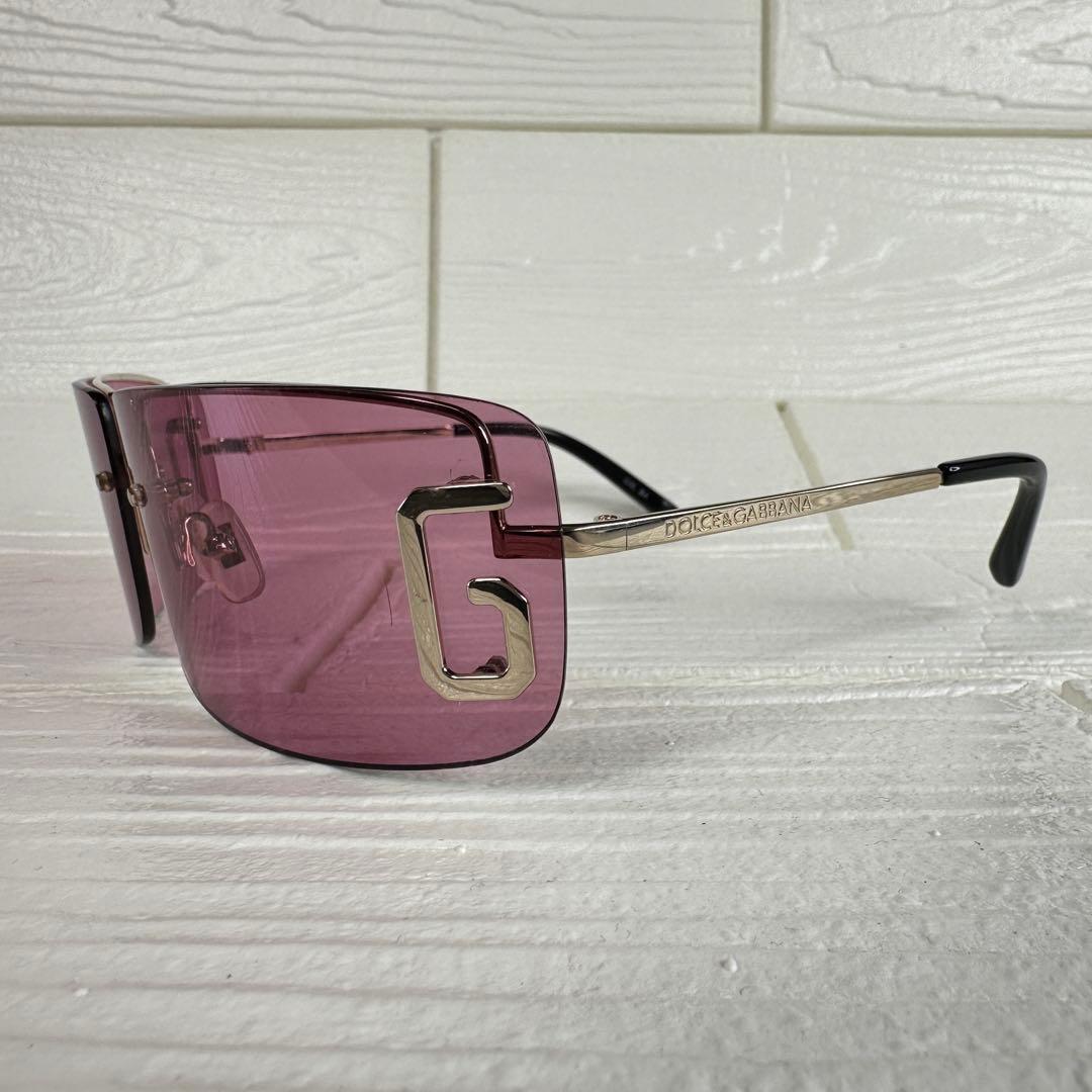 DOLCE&GABBANA DG444S ピンク サングラス ビンテージ 日本製