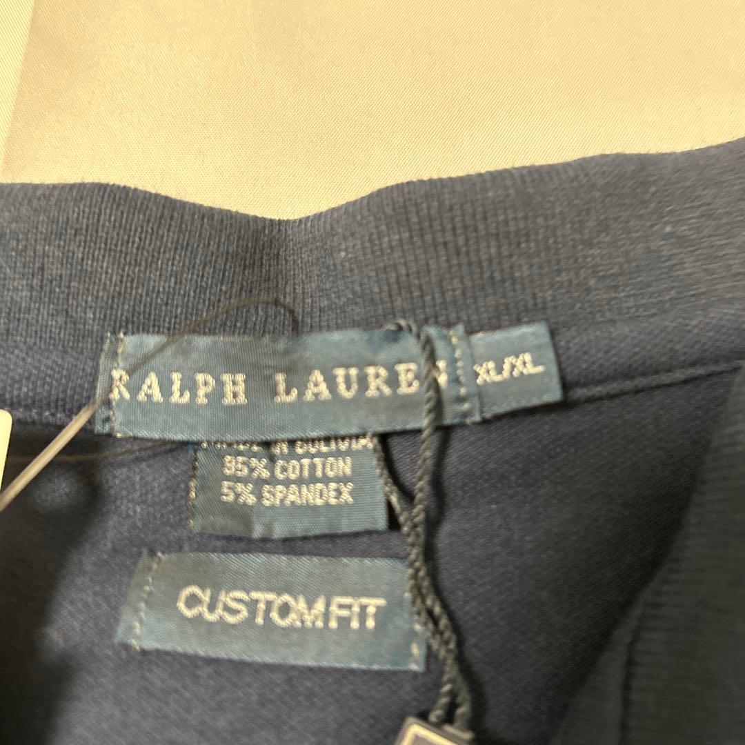 ポロ・ラルフ・ローレン ネイビー 半袖ポロシャツ 新品タグ付き