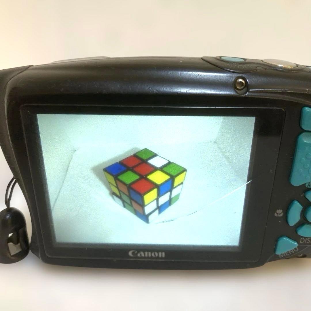 動作品フルセット Canon PowerShot D20 ブルー　デジカメ