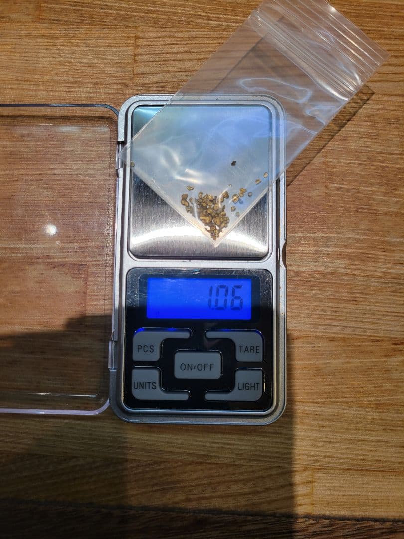 砂金　自然金　1.05g