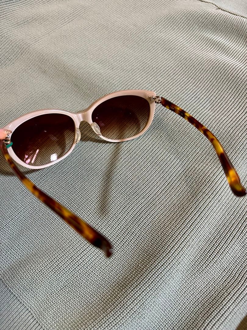 美品✨999.9 feelsun ベージュフレーム サングラス　F-21NP