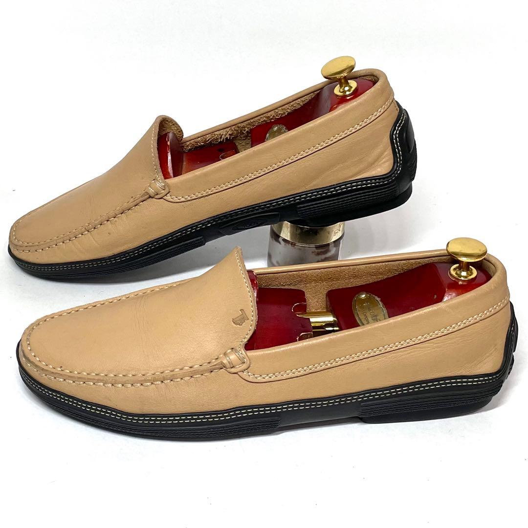 【良品✨️】TOD'S トッズ ドライビングシューズ ベージュ US8.5 革靴