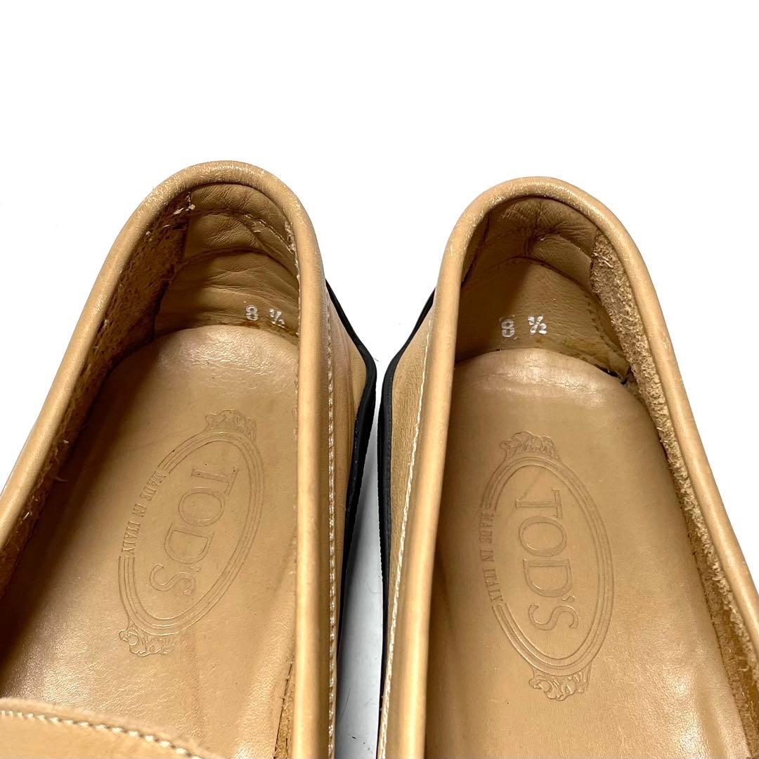 【良品✨️】TOD'S トッズ ドライビングシューズ ベージュ US8.5 革靴