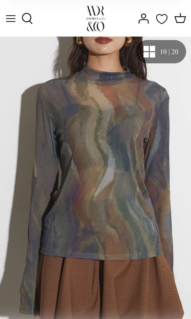 ジャケット・アウター ANDREA&Co. STRATA ART TULLE JACKET+INNER
