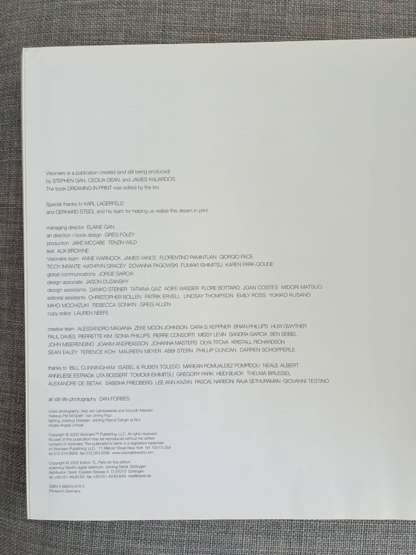 【希少】A Decade of Visionaire /VISIONAIRE