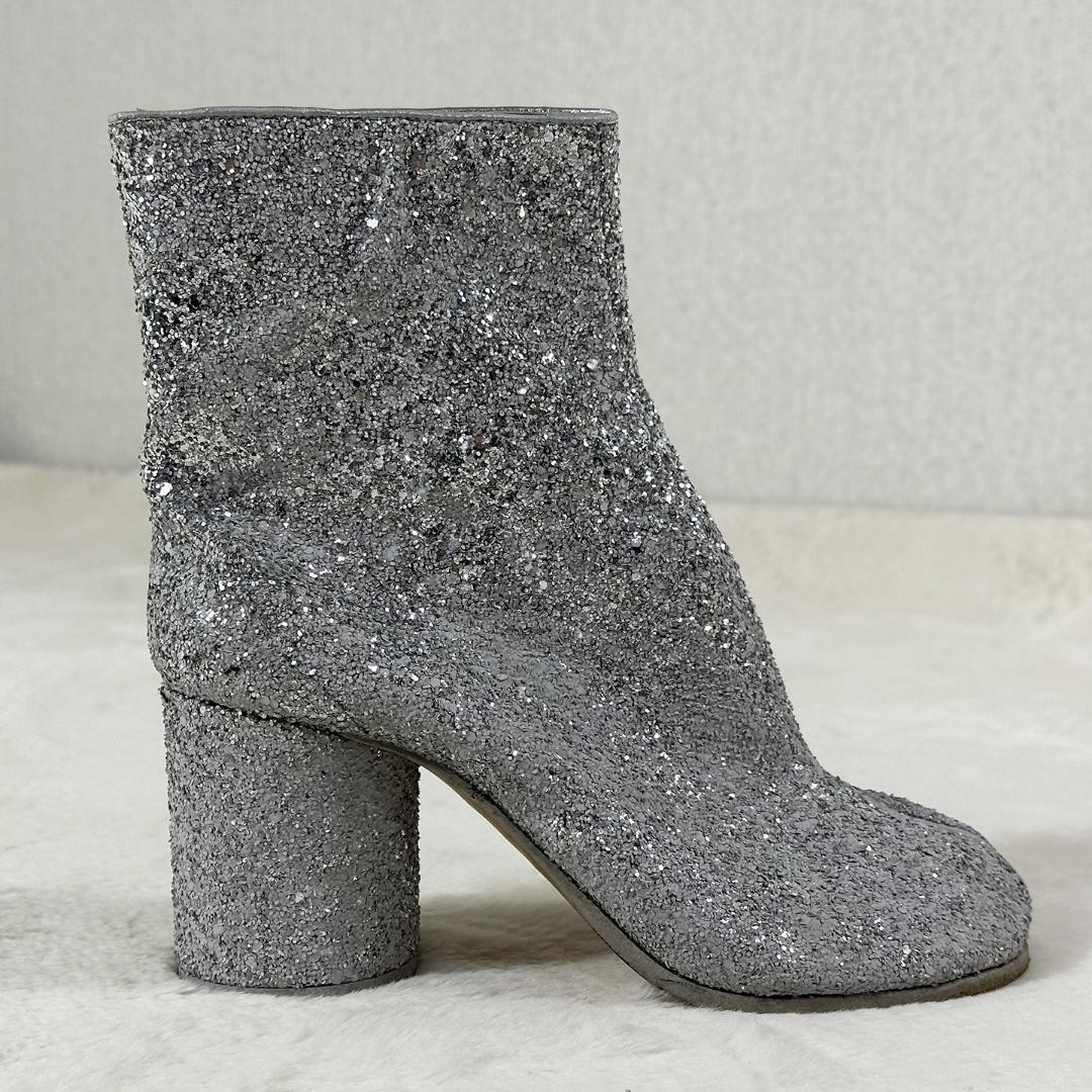 Maison Margiela グリッター 36 23cm タビブーツ