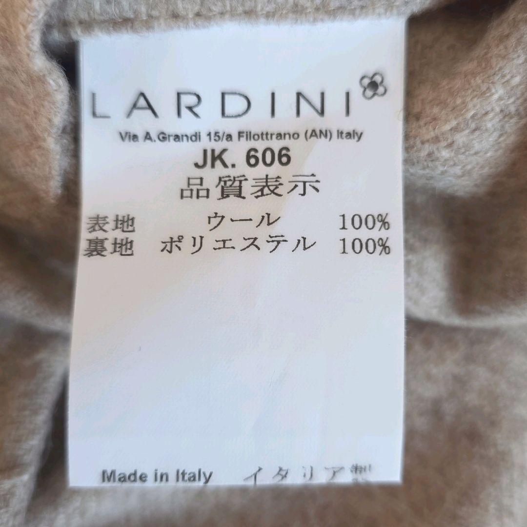 美品 ラルディーニ テーラードジャケット イージー 段返り 3B ベージュ46