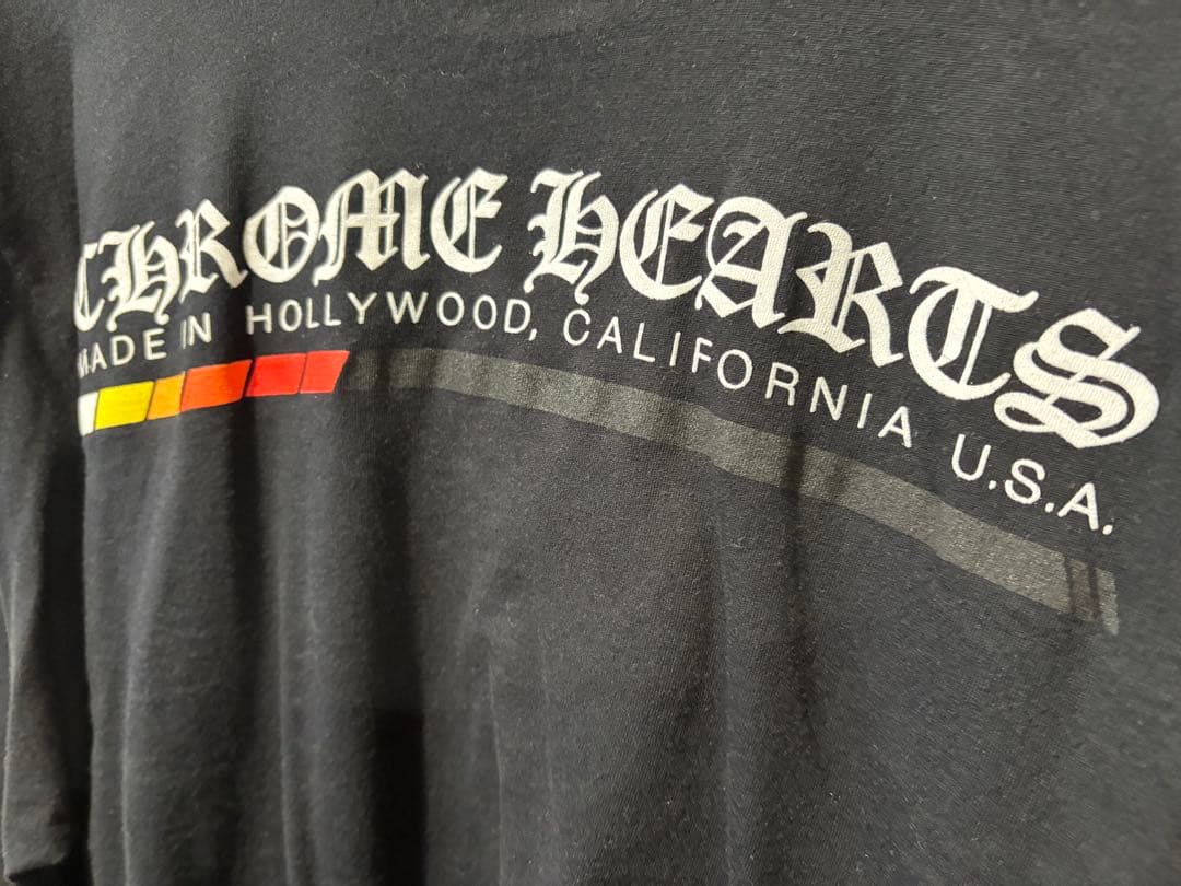 【正規品】CHROME HEARTS ロングTシャツ ブラック長袖シャツ M