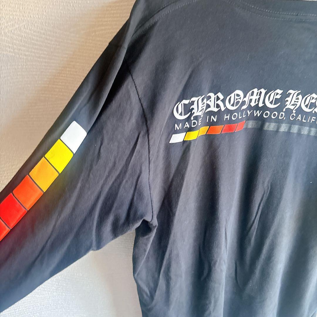 【正規品】CHROME HEARTS ロングTシャツ ブラック長袖シャツ M