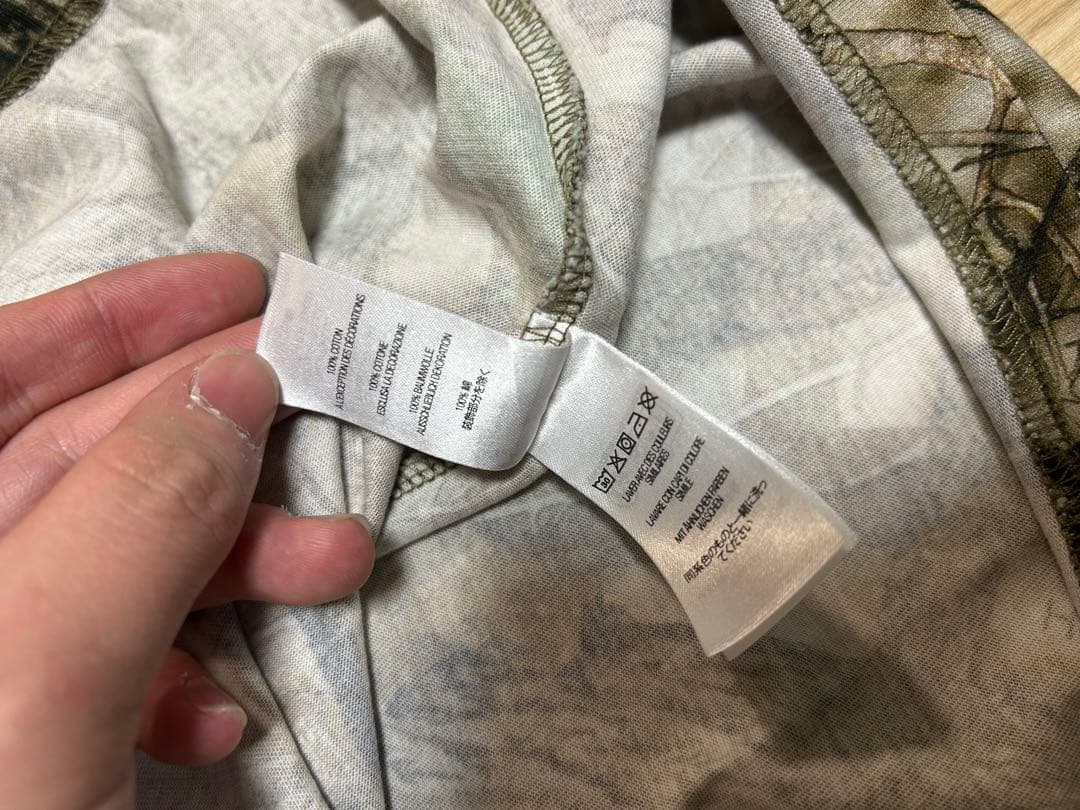 supreme small box logo tee camo リアルツリー