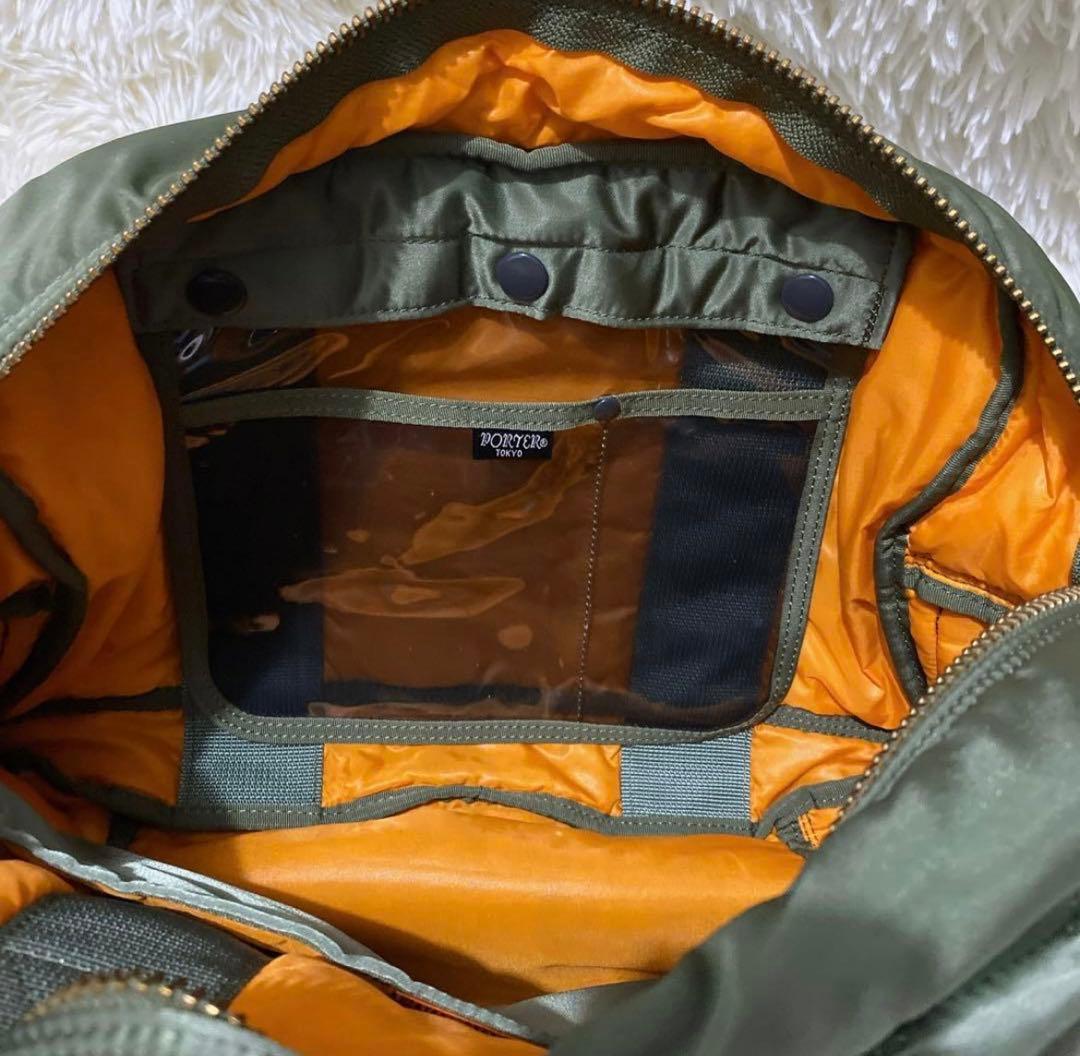 PORTER ポーター タンカー ボストンバッグ セージグリーン カーキ