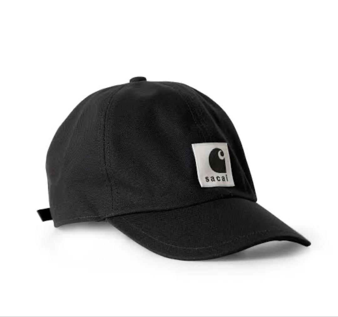 完売品sacai carhartt 26ss cap BLACKブラック