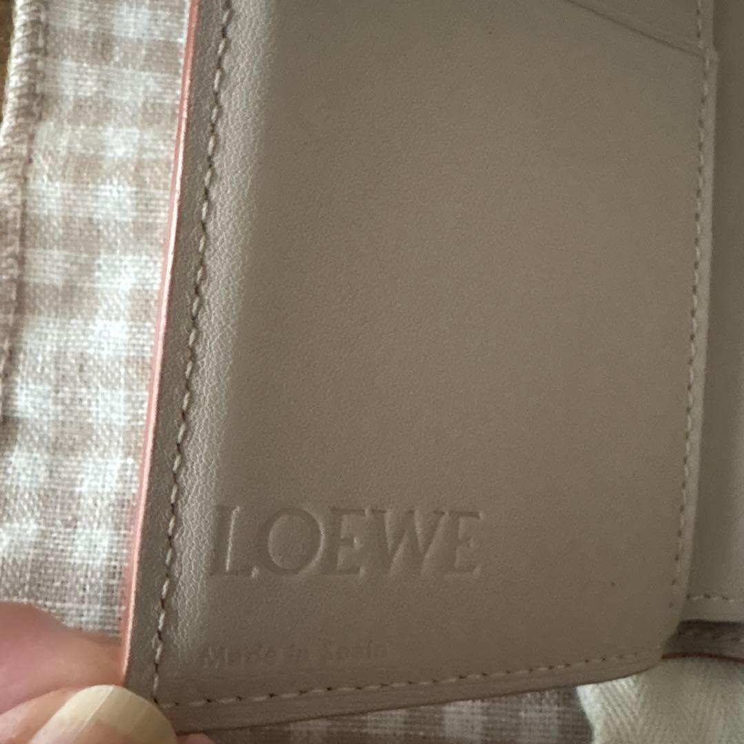 【美品】ロエベ トライフォールド ウォレット 三つ折り財布