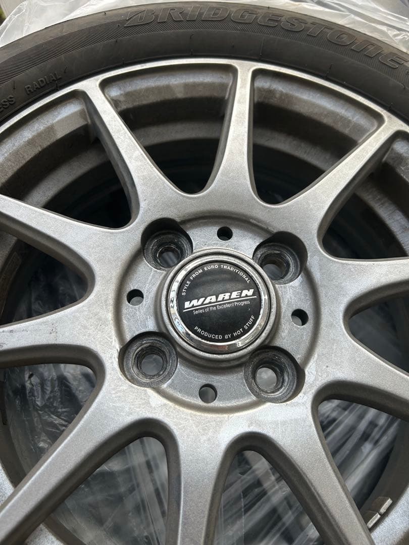 ブリヂストン NEXTRY 155/65R14 4本セット アルミ付