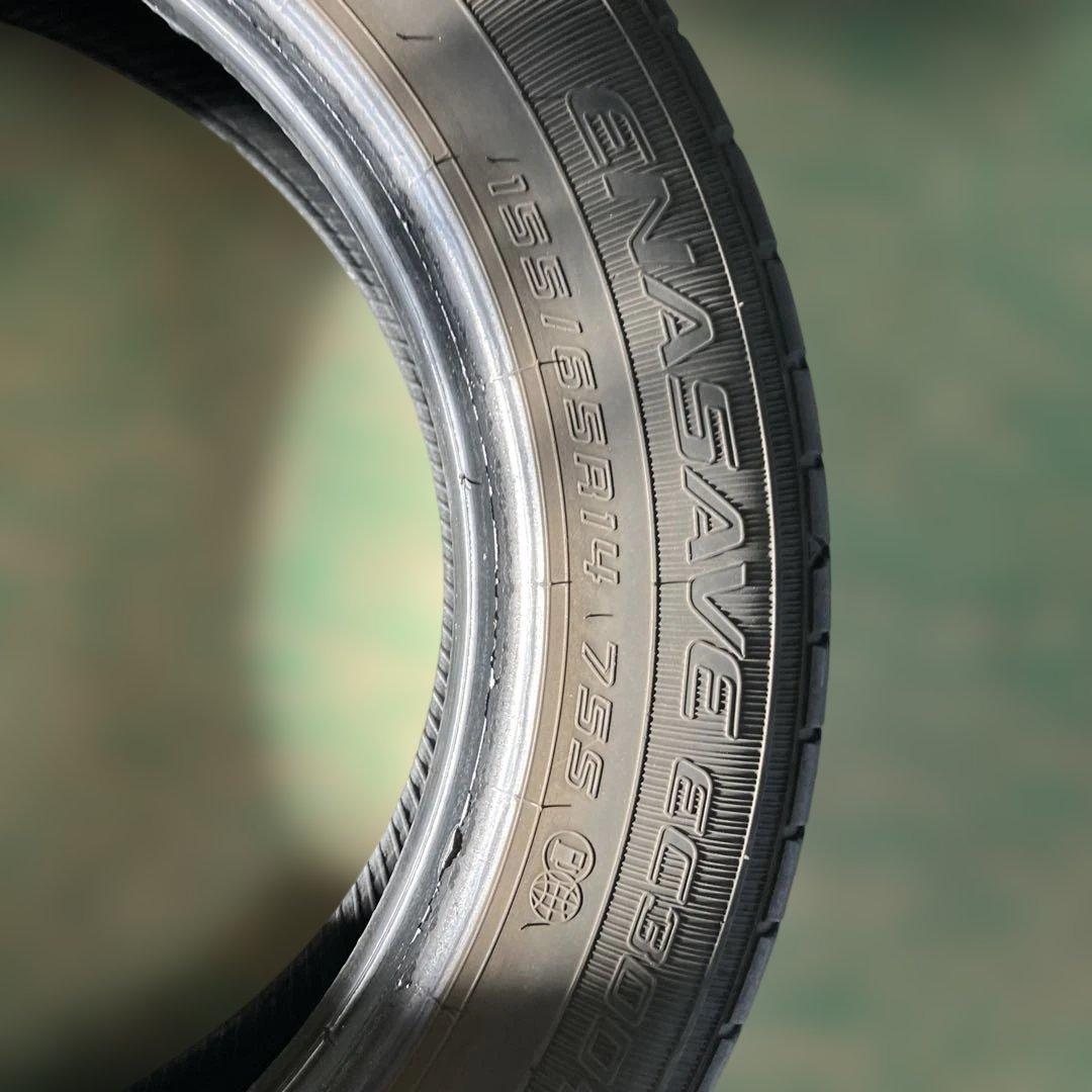 DUNLOP 155/65R14 ENASAVE 4本早い者勝ち