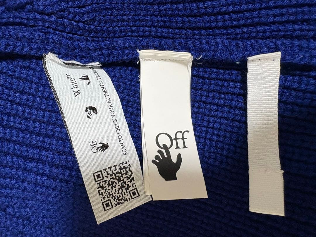 Off-White ビーニー ブルー