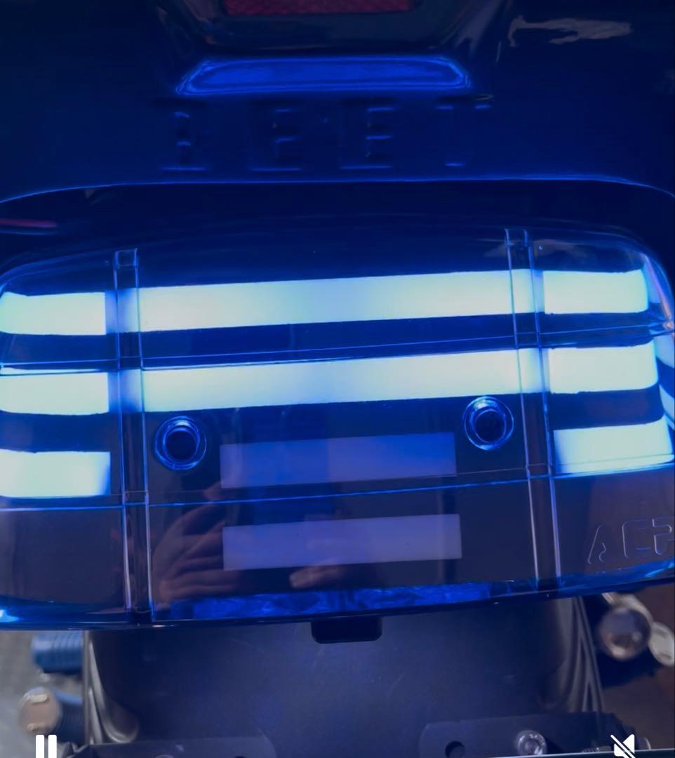 CBX400F RGB テールランプ　流星　ワチャ　流れる　LED