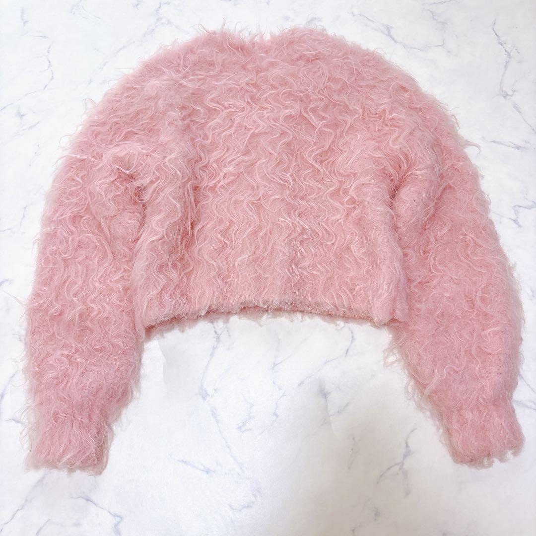 【美品】THETOE ザトゥー WESTMINSTER シャギー カーディガン
