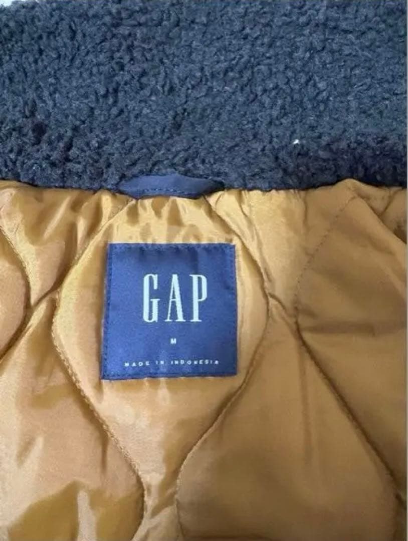 GAP ボア襟付き MA-1ジャケット Mサイズ