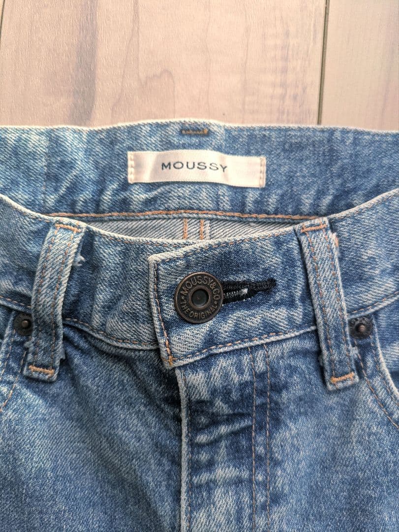 MOUSSY MVS FLARE 26　デニム