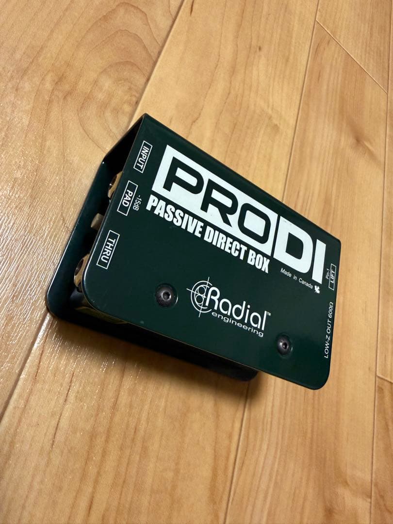 【美品/完動品】RADIAL PRO DI パッシブ・ダイレクトボックス