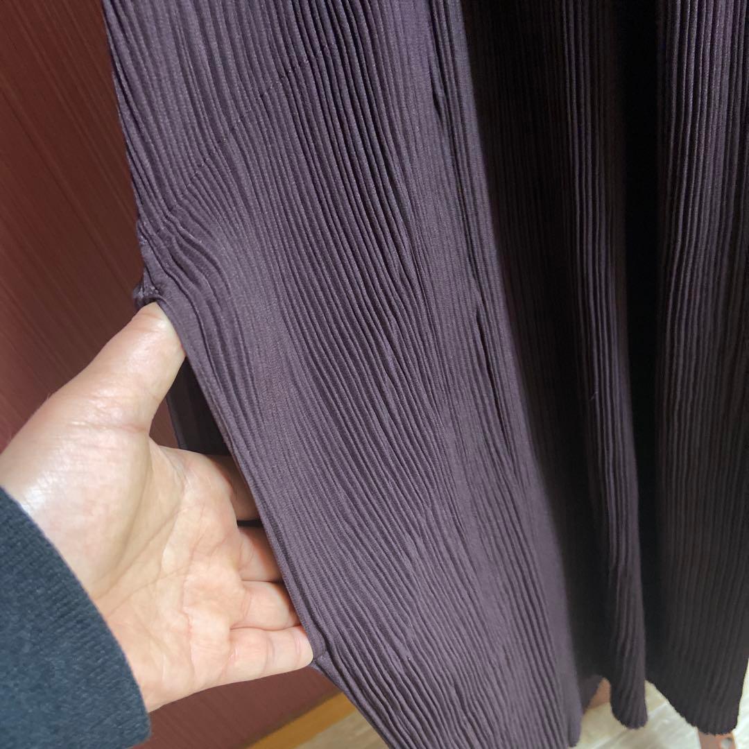 美品　ISSEY MIYAKE プリーツ ロングコート