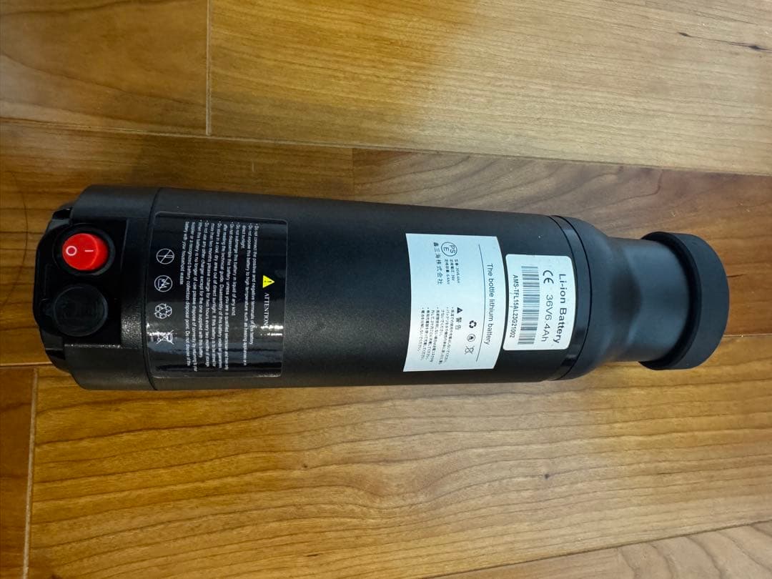 ERWAY 36V6.4Ah リチウムイオンボトルバッテリー