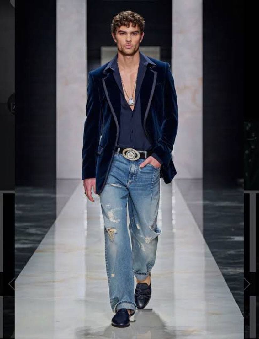 Dolce&Gabbana ベロア 別珍 テーラードジャケット