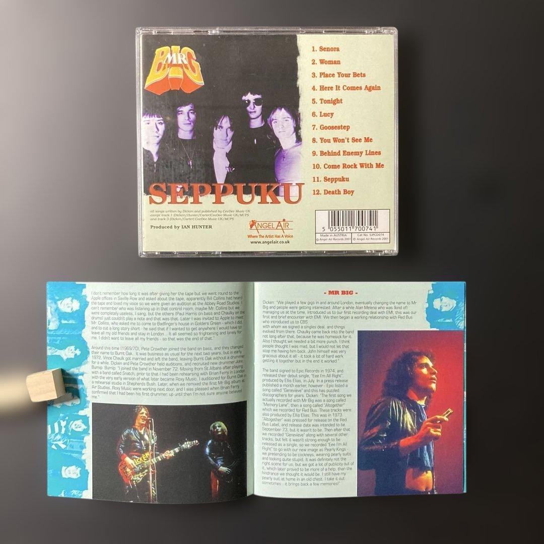 洋楽 MR BIG SEPPUKU CD