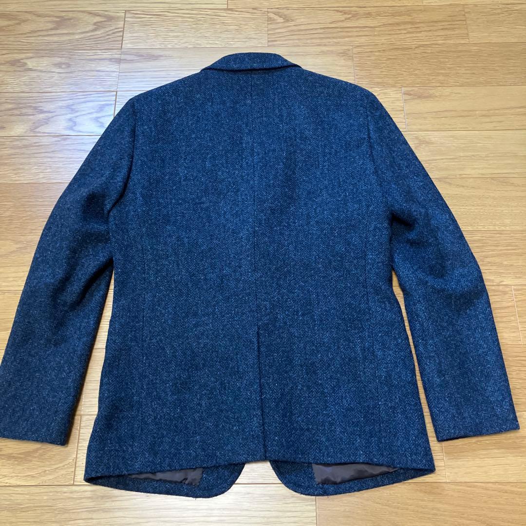 NICOLE MOON ウール テーラードジャケット ダークブルー