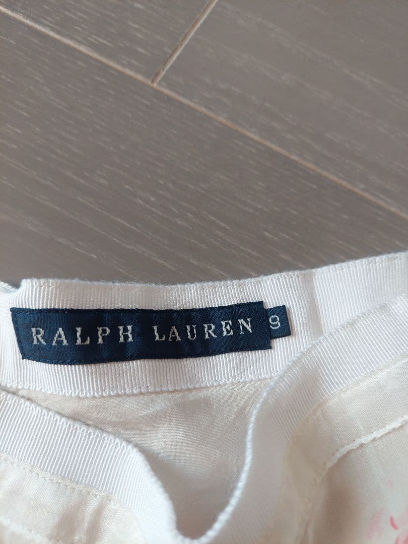 ★日本製 Ralph Lauren 花柄フレアスカート 9