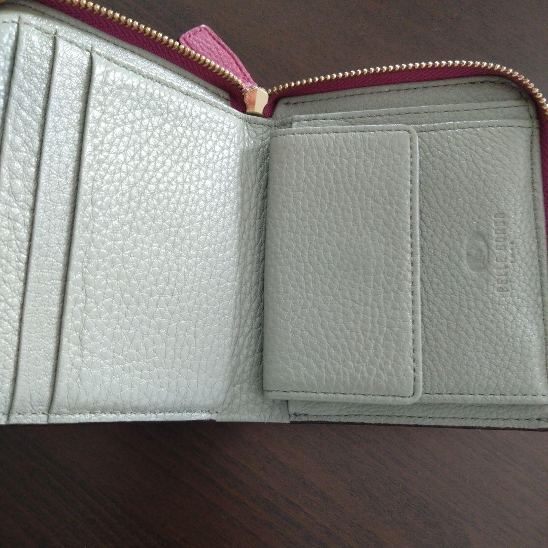 ペレボルサ　L字ファスナーミニ財布　箱付き