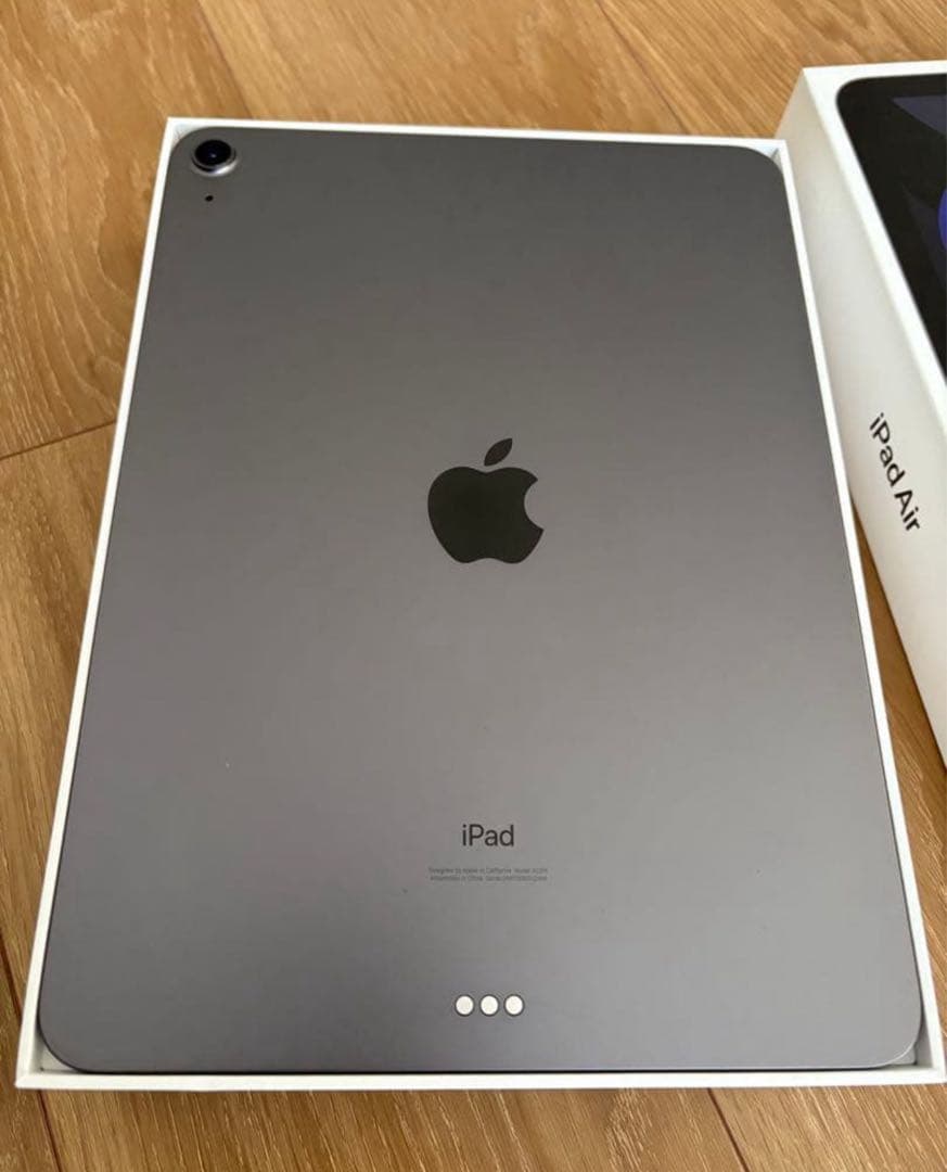 藤本【水没ジャンク美品】Apple iPad Air第4世代スペースグレー