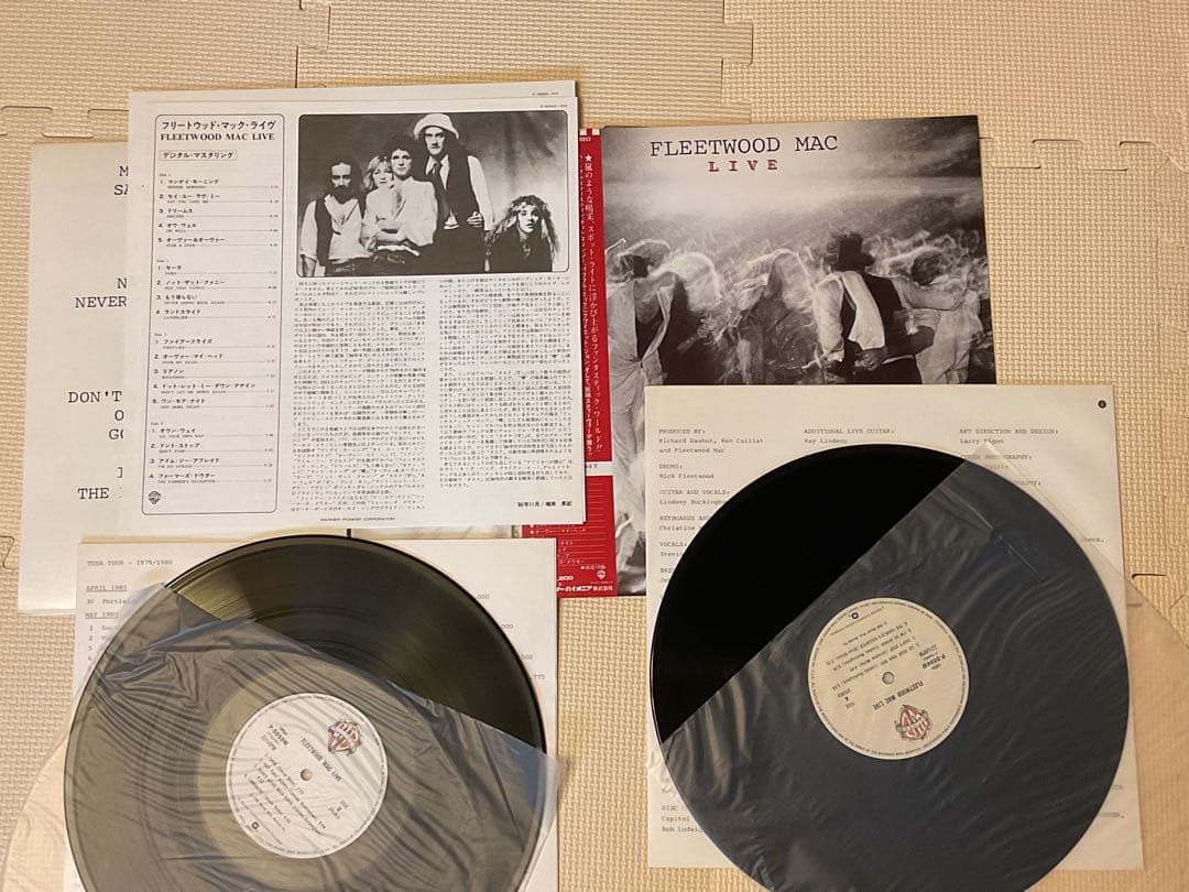 Fleetwood Mac Live レコード（2枚組）&写真集