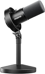MAONO USB XLR ダイナミックマイク 192kHz/24bit ポッド