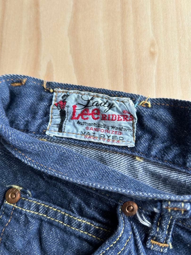 60s-70s LadyLee RIDERS 42TALON ハイウエスト濃紺