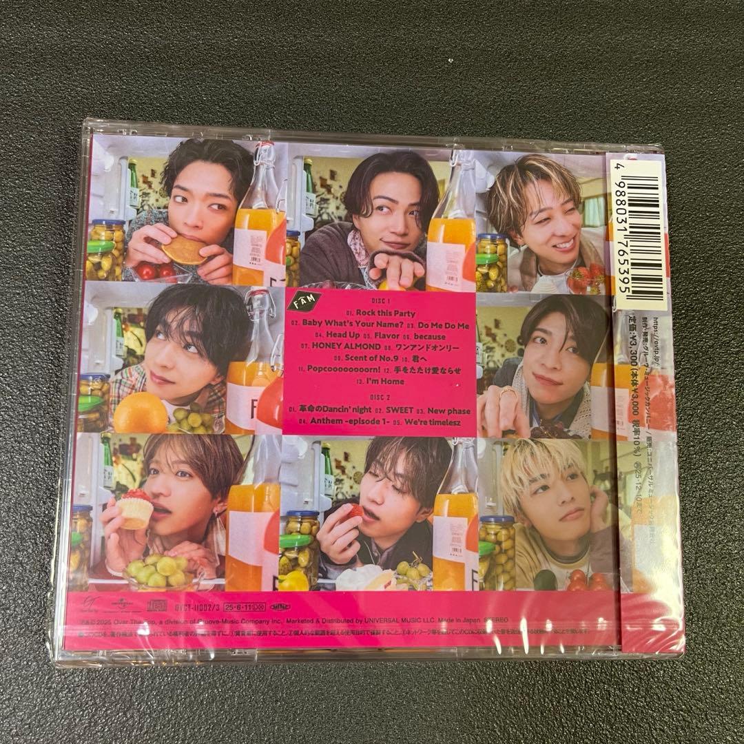 【新品未開封】timelesz FAM 4形態 CD＋Blu-ray 特典付