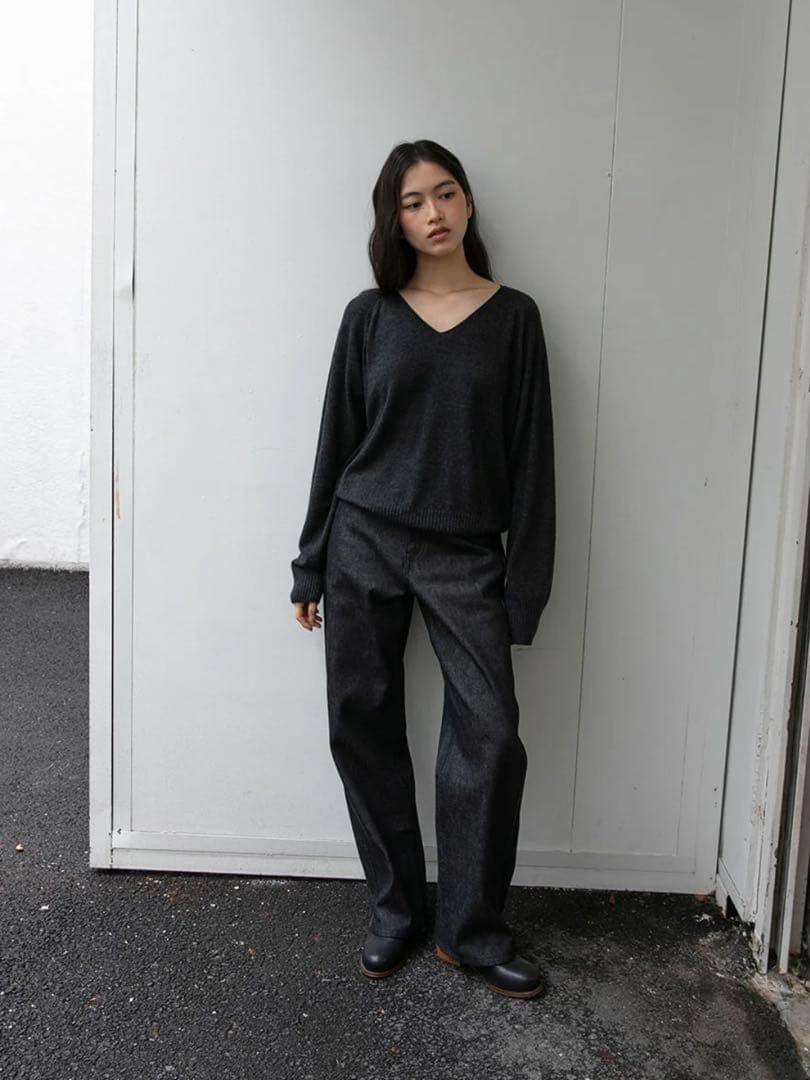 パンツ OHOTORO Loom Indigo Jeans/ s.long
