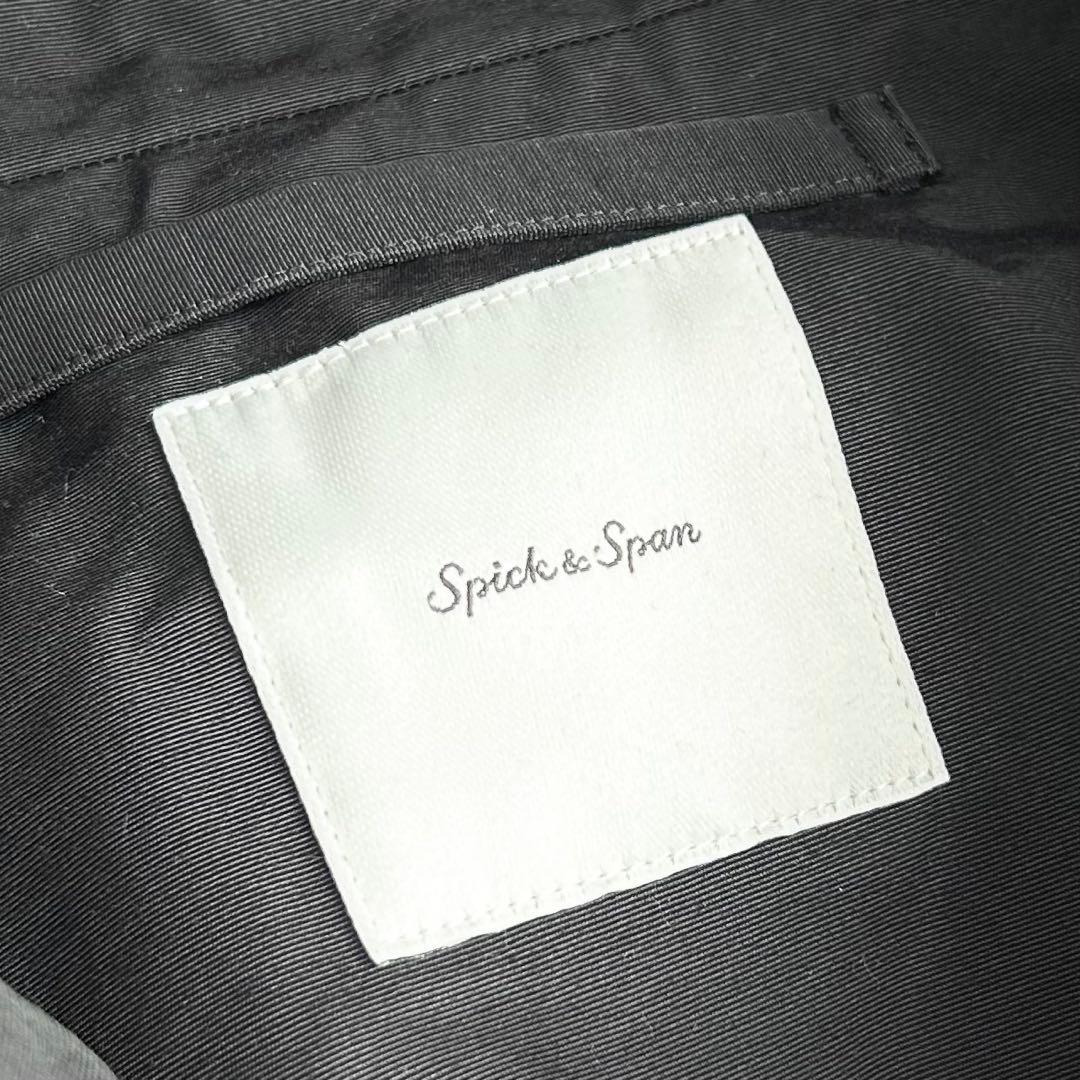 Spick & Span グログランフーディーコクーンコート 黒 36