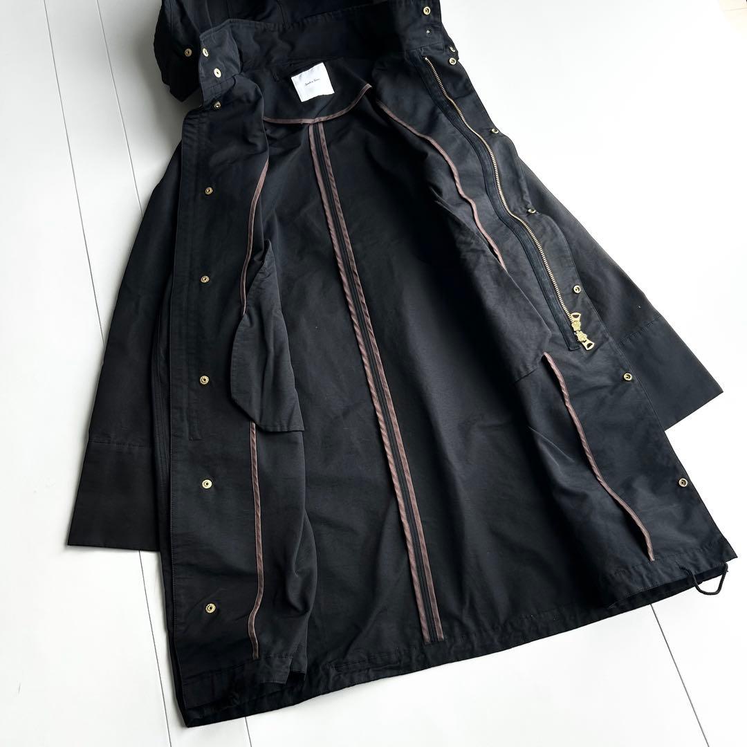 Spick & Span グログランフーディーコクーンコート 黒 36