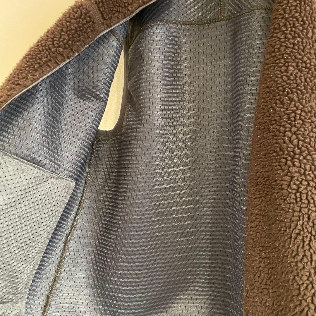 【レア】エルエルビーン ボア ベスト ブラウン M キャンプ アメカジ 古着
