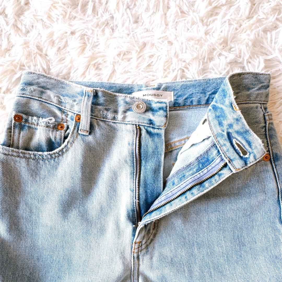 MOUSSY マウジー HW 90S STRAIGHT デニム ハイウエスト