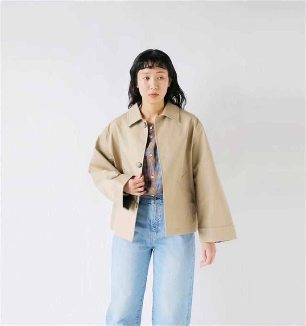 Gymphlex コットンギャバジン ショートコート