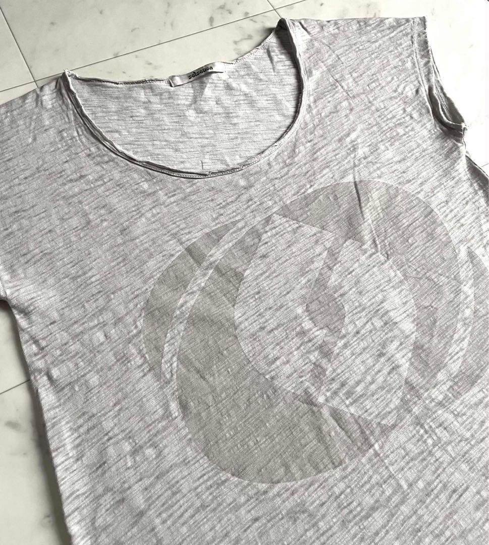 サルセーションSalsation ライトグレー Tシャツ 半袖　Mサイズ