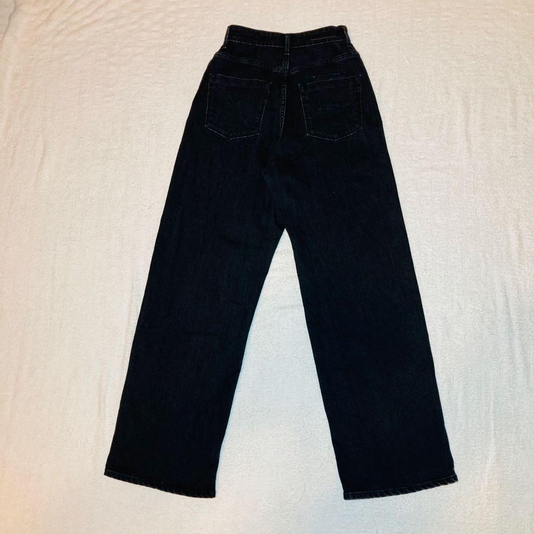 YANUK ヤヌーク JOAN 22 ルーズストレート ブラック 美品