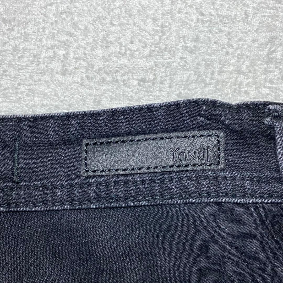 YANUK ヤヌーク JOAN 22 ルーズストレート ブラック 美品