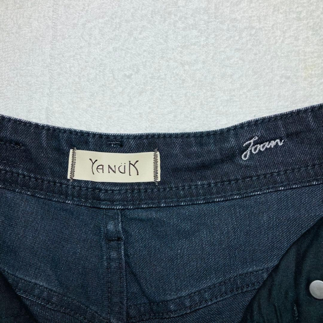 YANUK ヤヌーク JOAN 22 ルーズストレート ブラック 美品